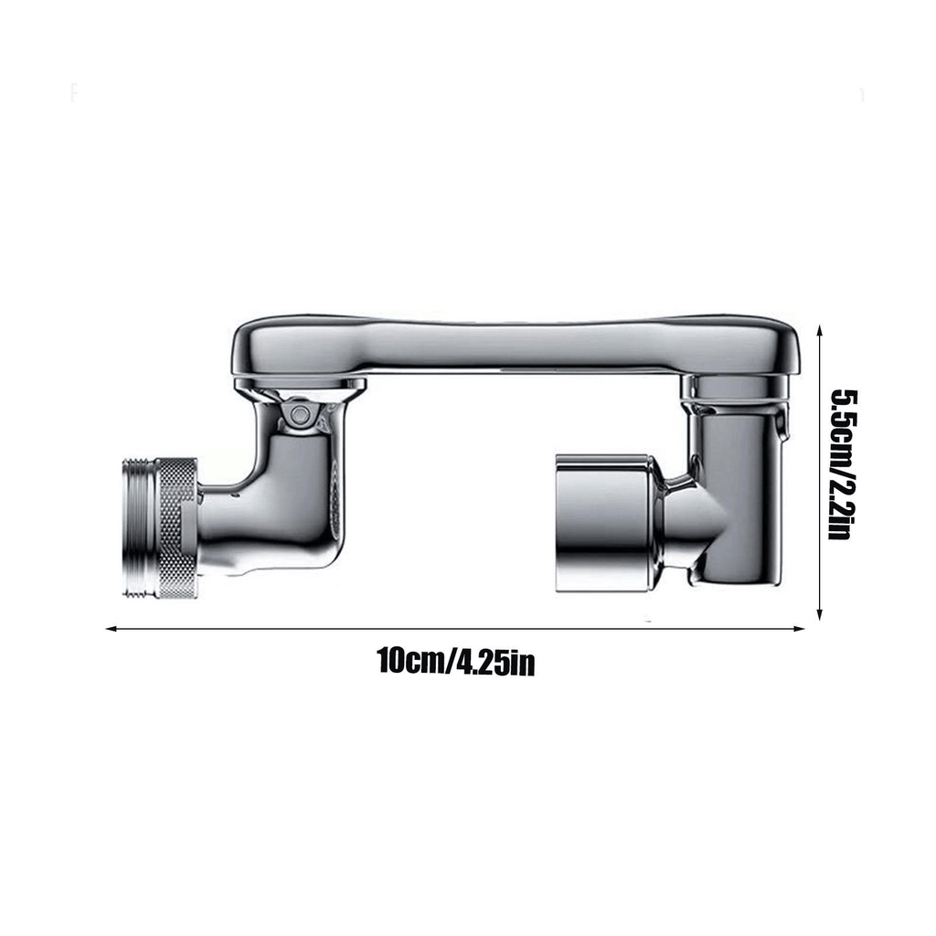 Arm Swivel Faucet Extension - 1080° Rotating Kitchen Sink Tap Extender